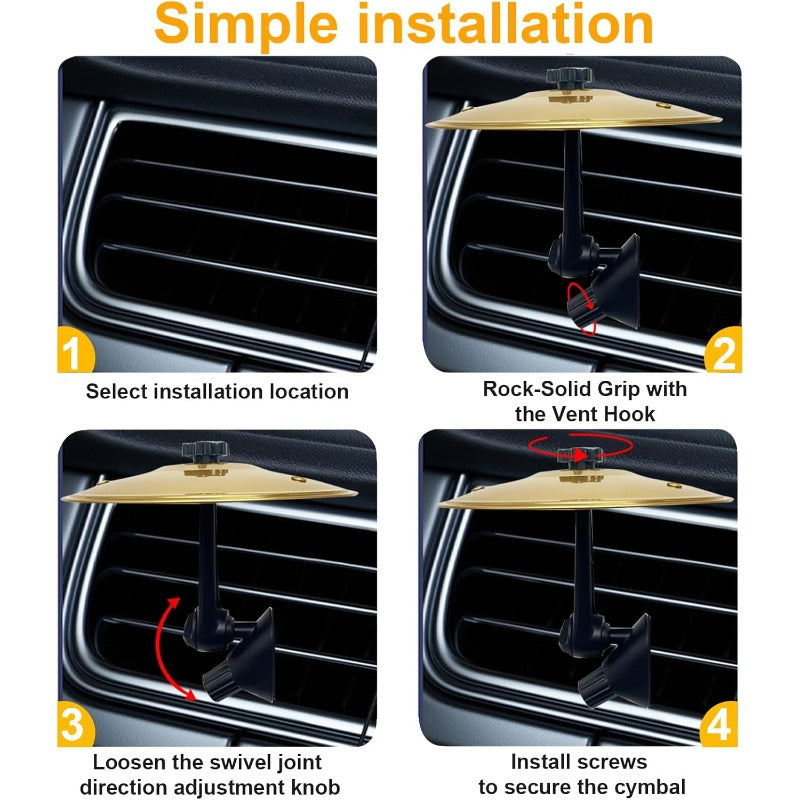 Mini Car Vent Cymbal
