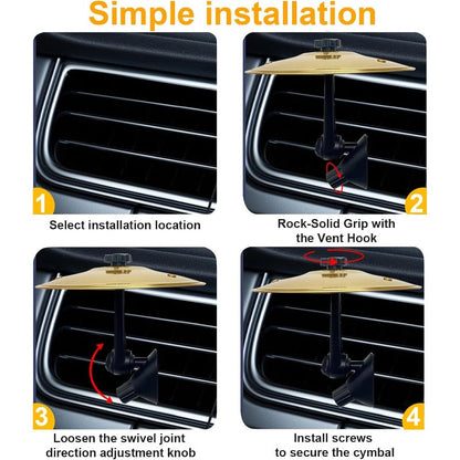Mini Car Vent Cymbal
