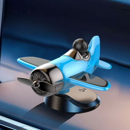 Solar Powered Airplane Ornament
