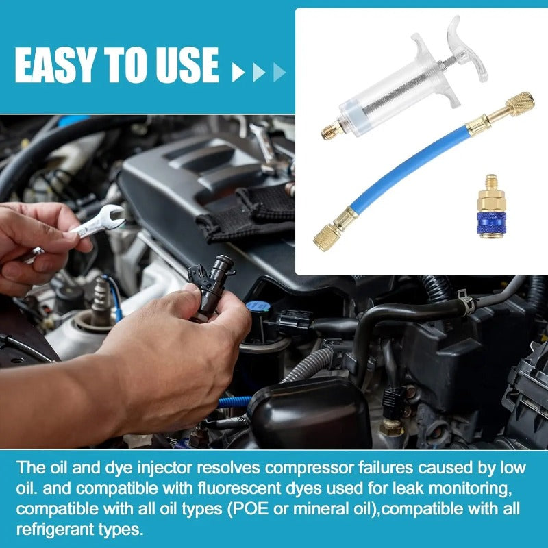 Car A/C Oil Dye Injector
