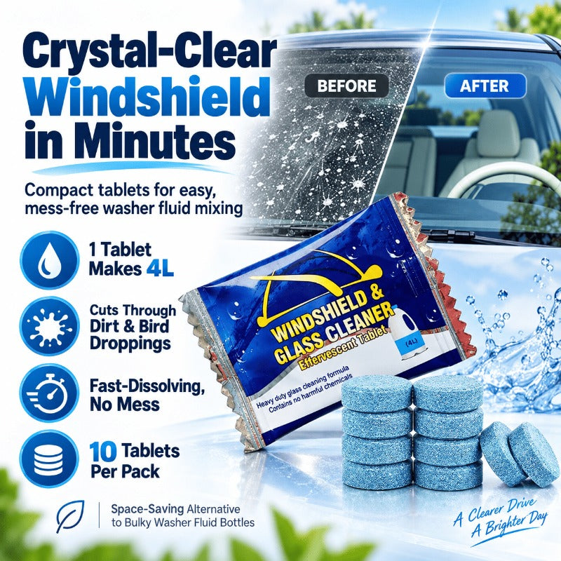 Fast-Dissolving Windshield Tabs