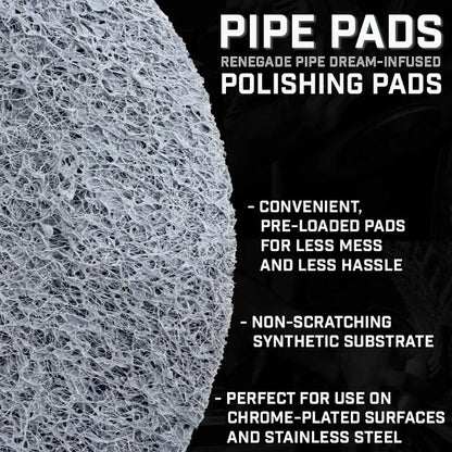 Pre-Saturated Chrome Polishing Pads