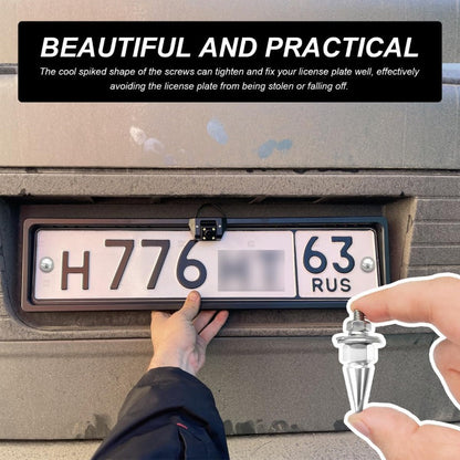 Spike Aluminum License Bolts