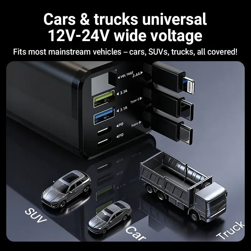 7-in-1 Universal Car Charger