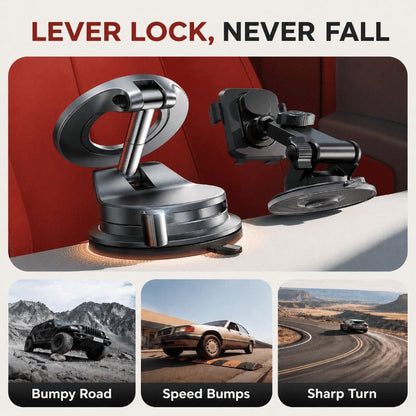 Vacuum Lock Magnetic Car Mount