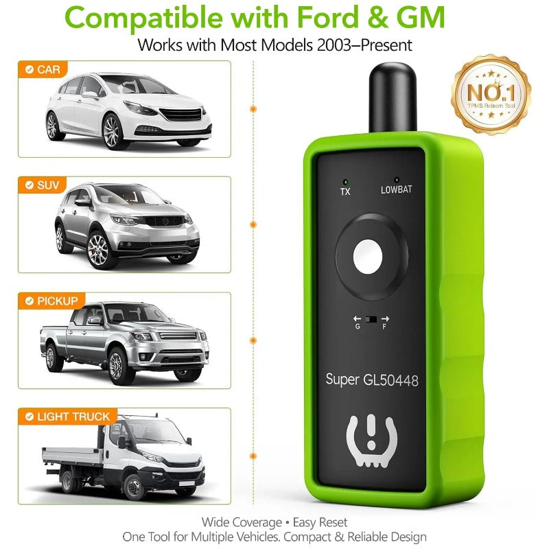 Easy One-Button TPMS Relearn