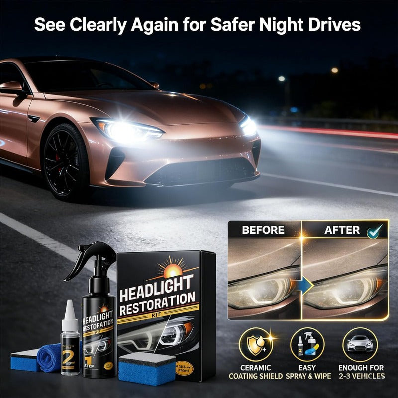 Instant Headlight Clarity Spray