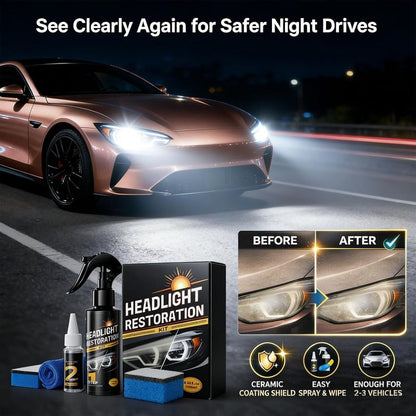 Instant Headlight Clarity Spray