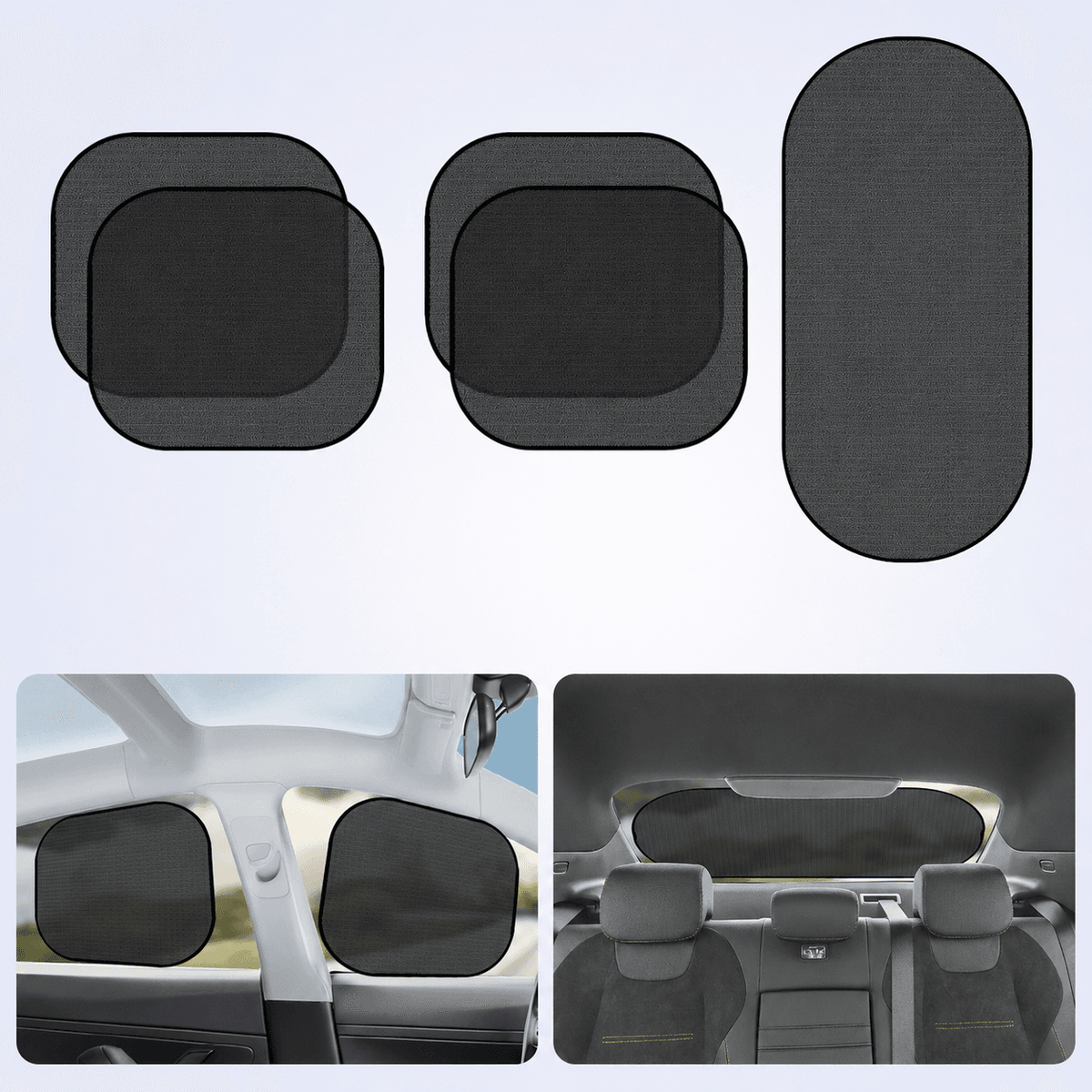 Static Cling Car Sunshade