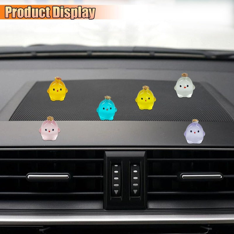 Luminous Resin Crown Chickens
