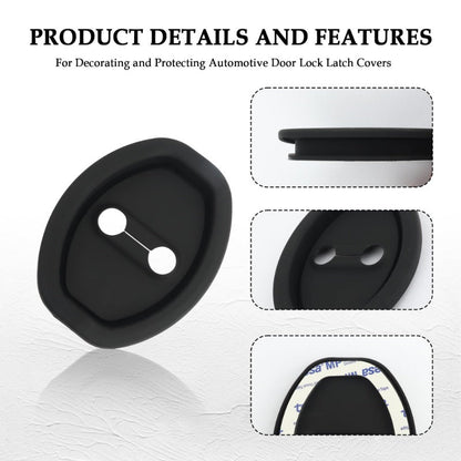 Eptchn Universal Silicone Car Door Covers Protector (4 PACK)