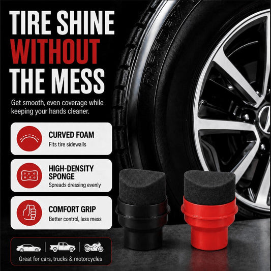 Mess-Free Tire Shine Tool