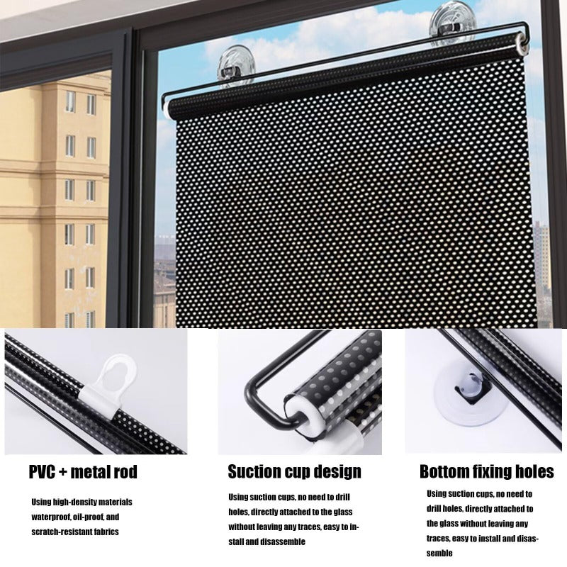 Drill-Free Suction Cup Blinds