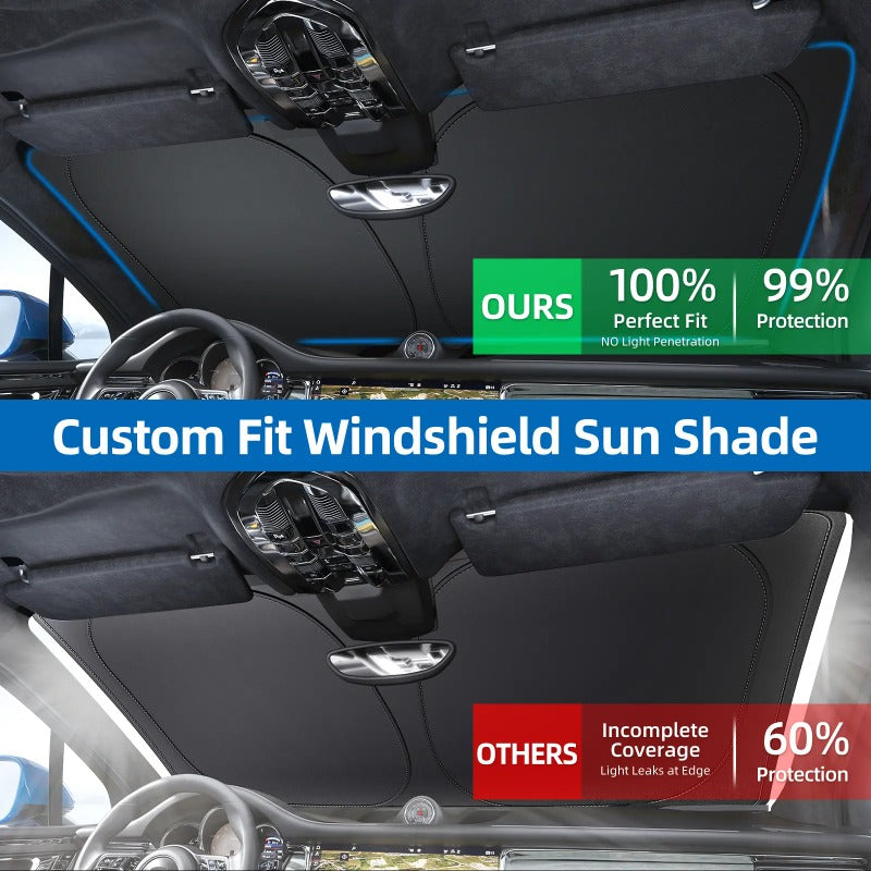 Iridescent Reflective Windshield Sunshade