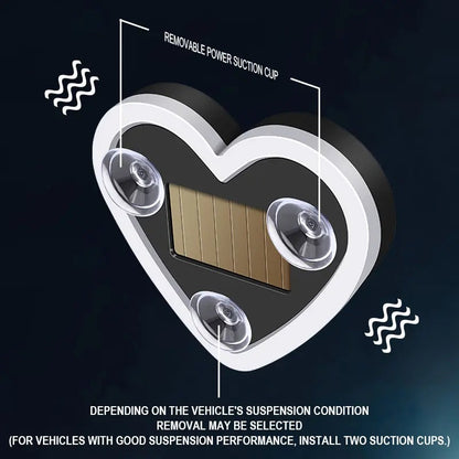 Solar Heart Car Ambient Light