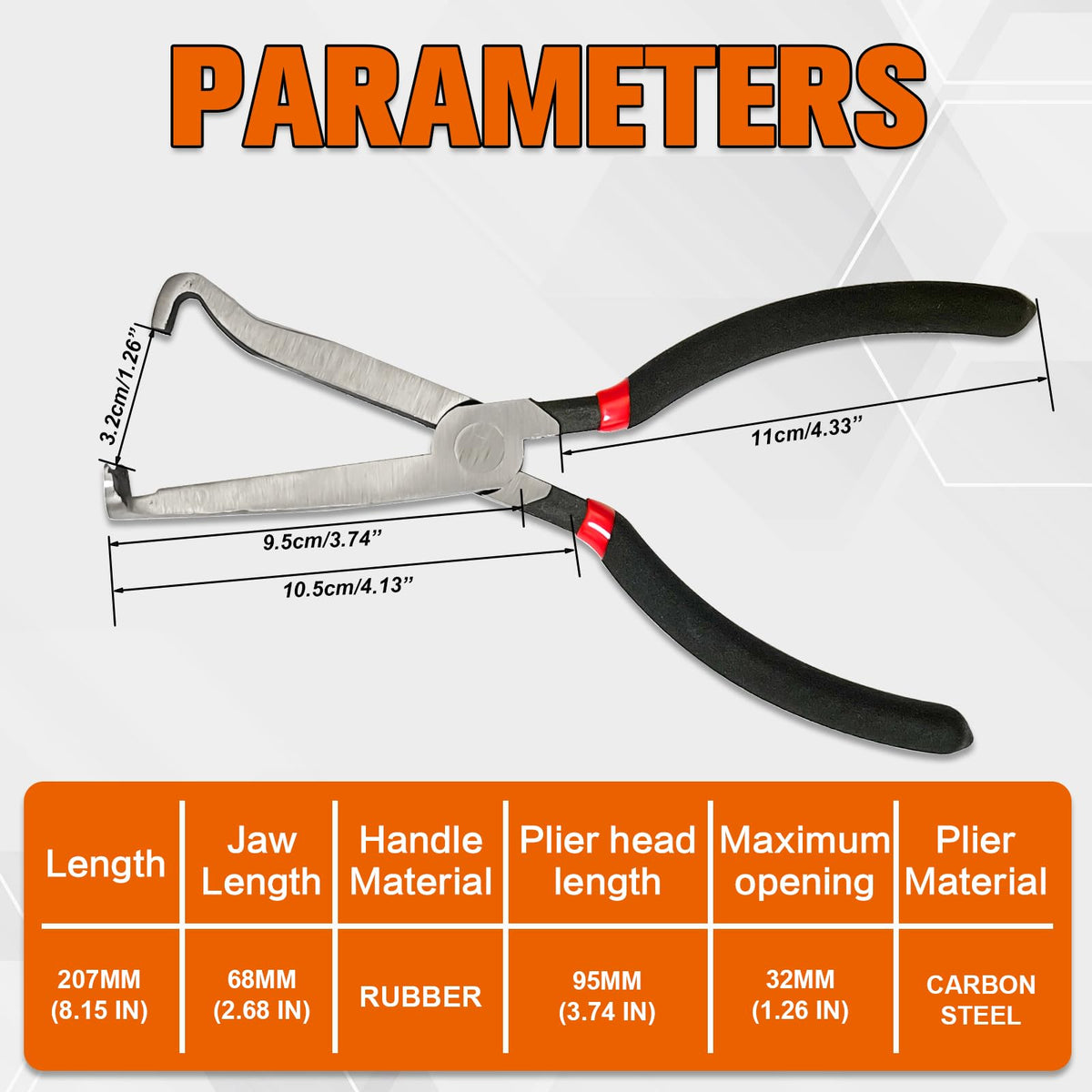 Eptchn Electrical Disconnect Pliers Automotive Specialty Tool