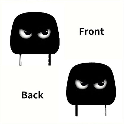 Playful Cartoon Headrest Cover