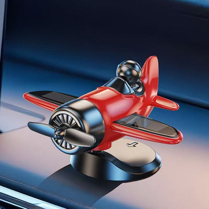 Solar Powered Airplane Ornament
