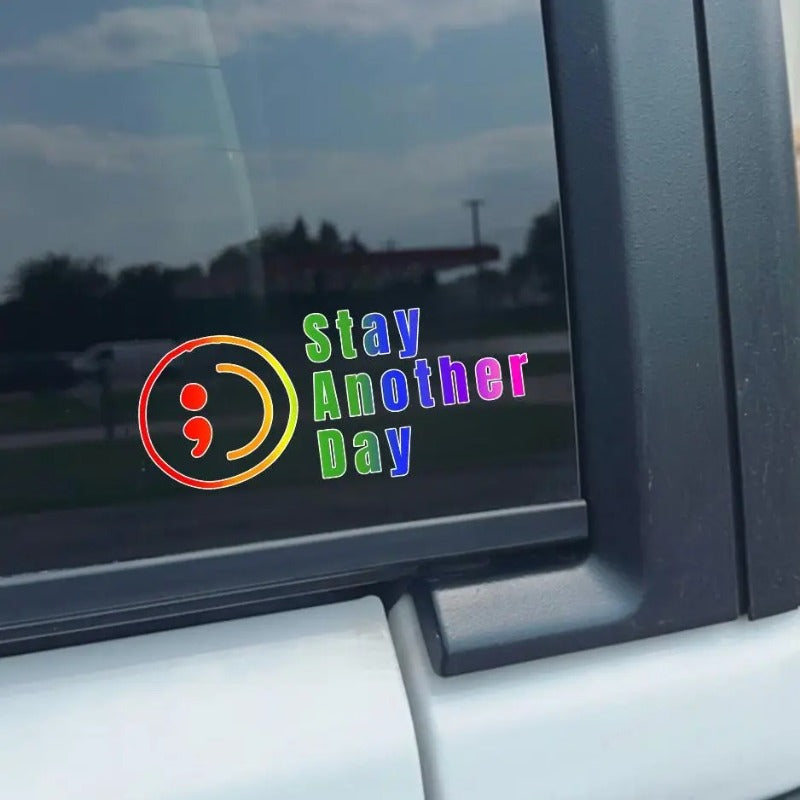 "Stay Another Day" Vinyl Sticker