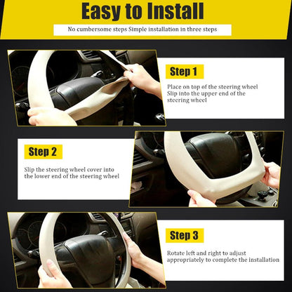 Soft Silicone Steering Wheel Cover