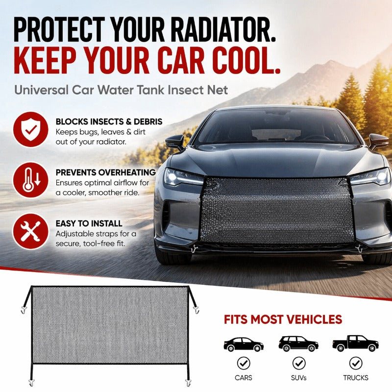 Easy-Install Car Grille Screen