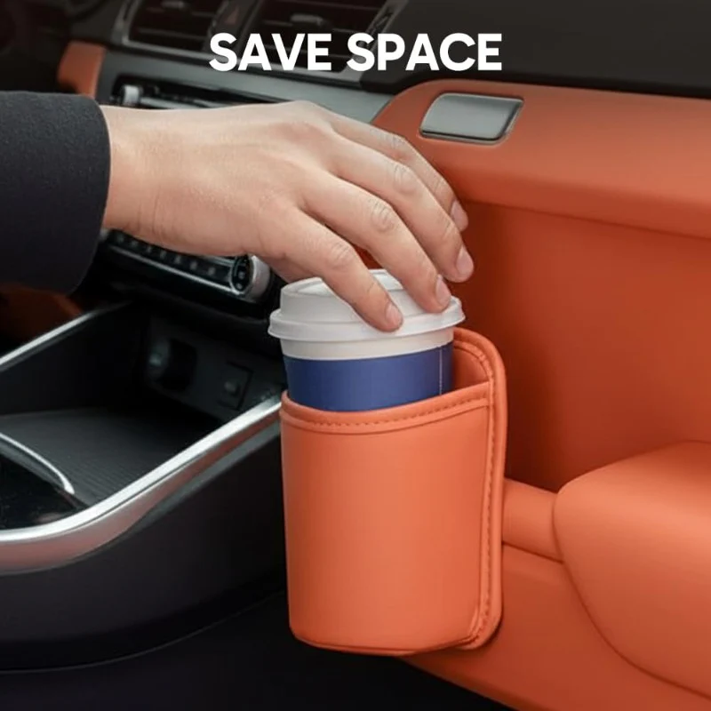 Leakproof Leather Car Organizer