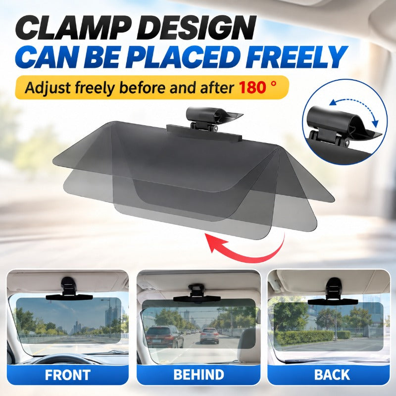 Car Sun Visor With Polarized Glare Protection