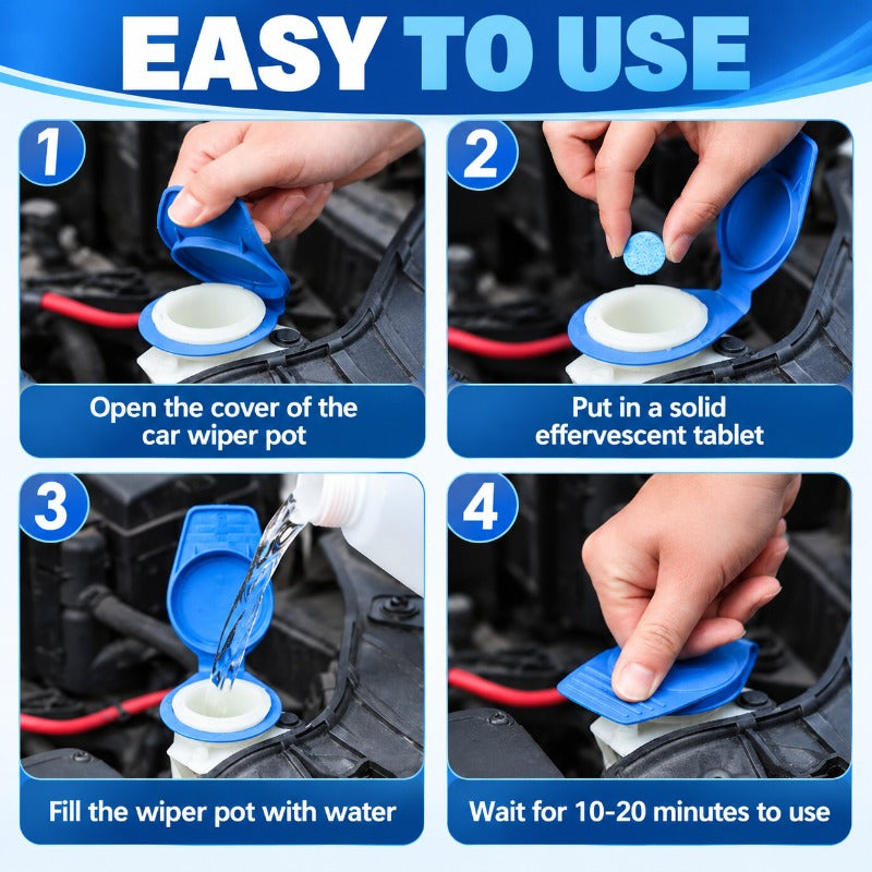 Fast-Dissolving Windshield Tabs