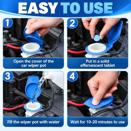 Fast-Dissolving Windshield Tabs