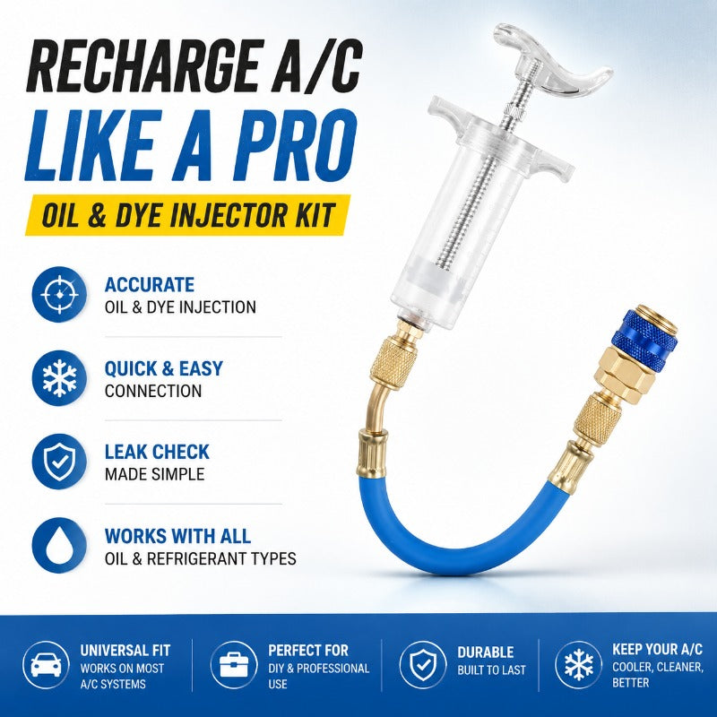 Car A/C Oil Dye Injector