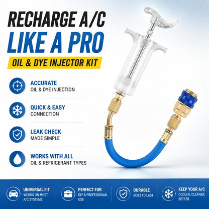 Car A/C Oil Dye Injector
