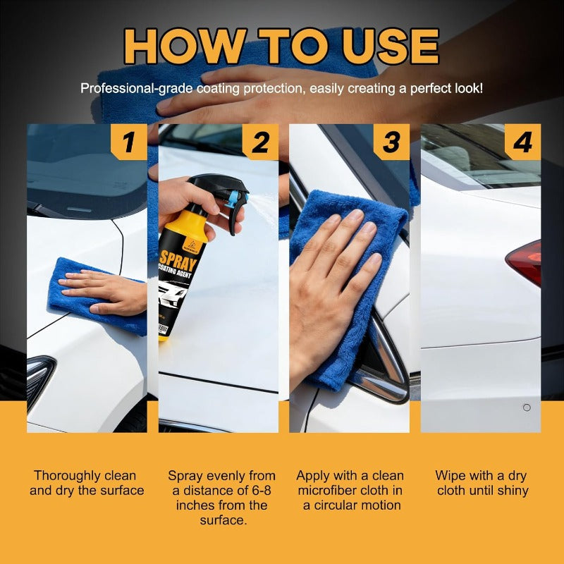 Nano Hydrophobic Car Coating