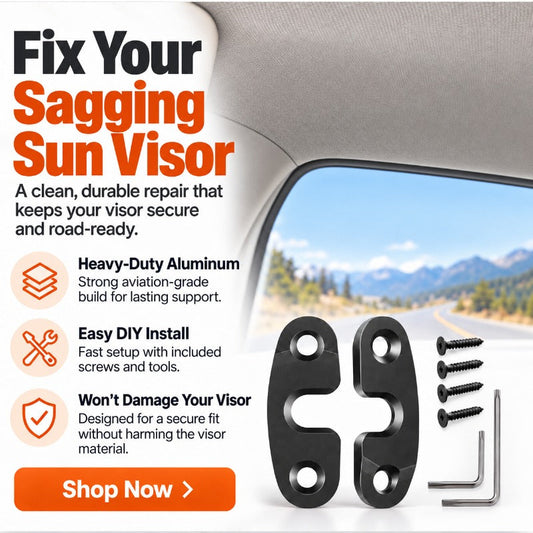 Heavy Duty Jeep Visor Fix