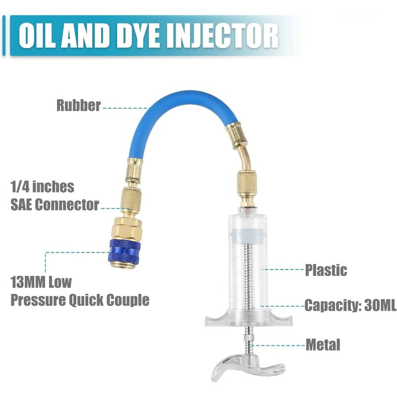 Car A/C Oil Dye Injector