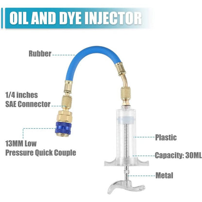 Car A/C Oil Dye Injector
