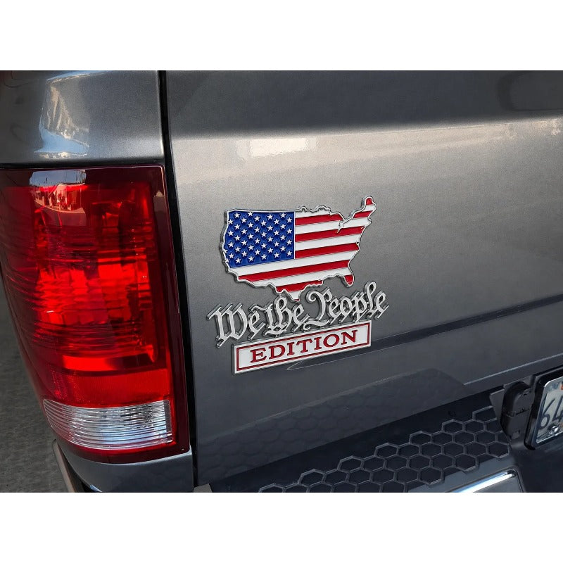 Patriot Flag Edition Car Emblem Badge