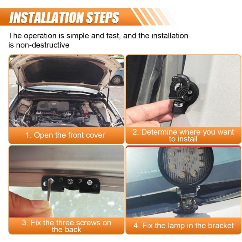 Universal Adjustable Hood Bracket