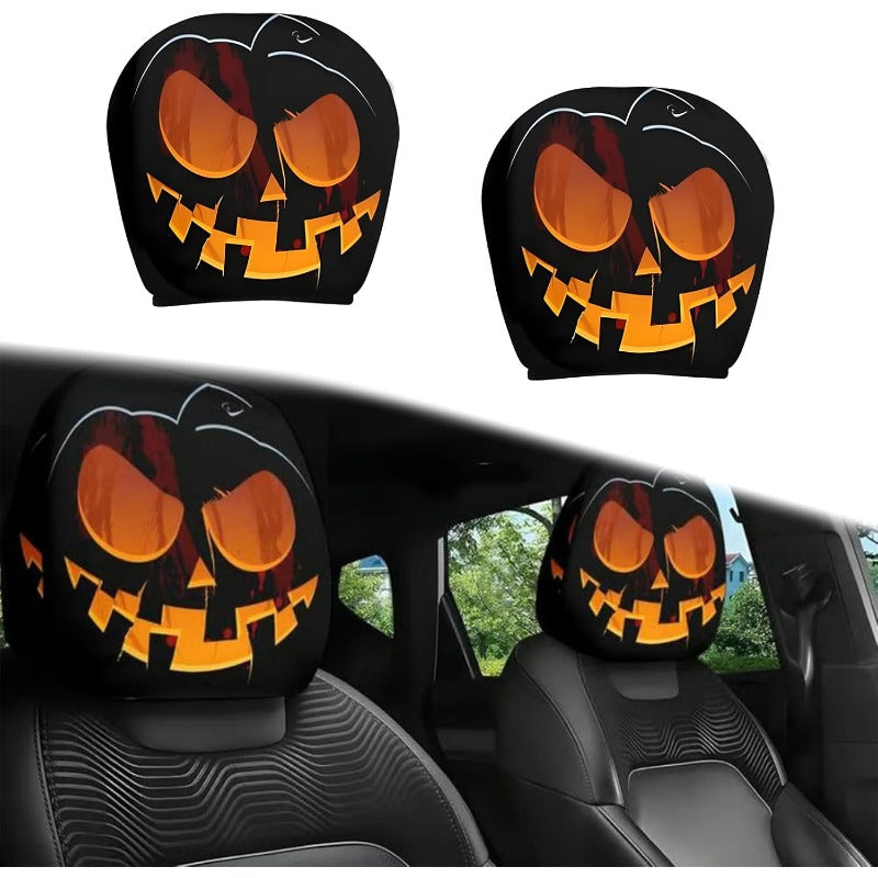 Playful Cartoon Headrest Cover