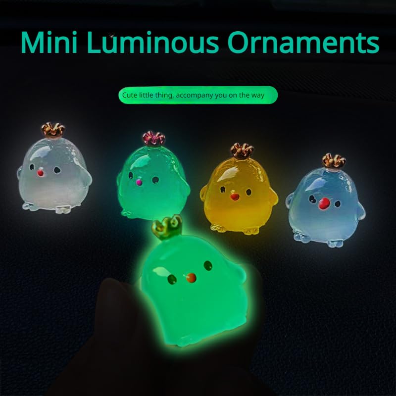 Luminous Resin Crown Chickens