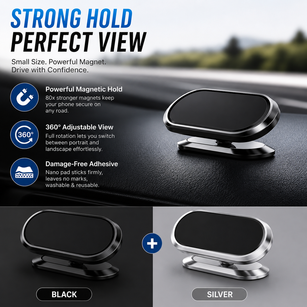 Ultra-Strong Magnetic Car Mount