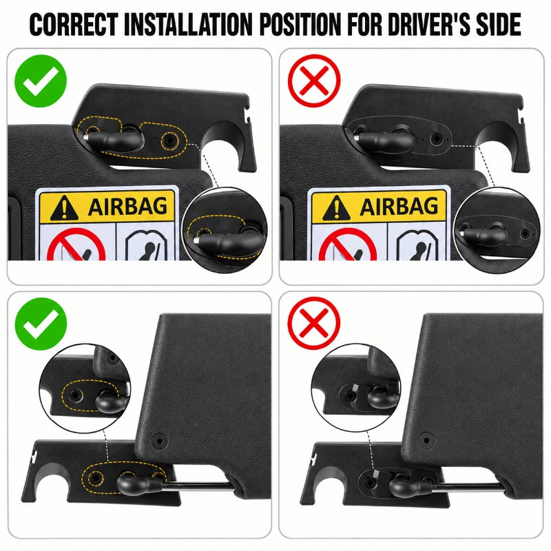 Heavy Duty Jeep Visor Fix