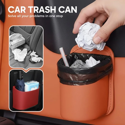 Leakproof Leather Car Organizer