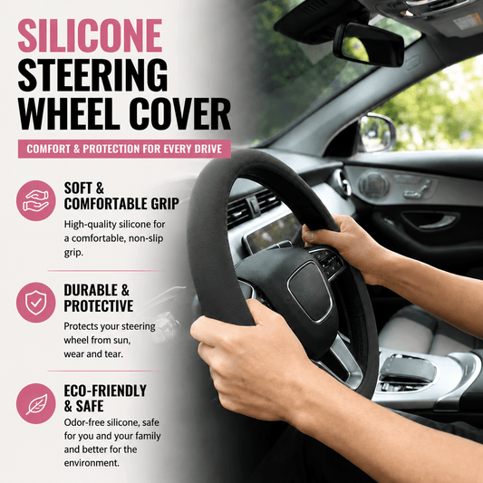 Soft Silicone Steering Wheel Cover