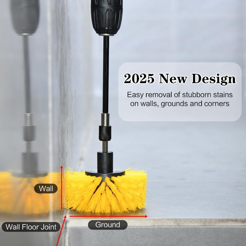 Power Drill Cleaning Brush Set