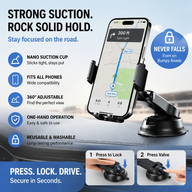 Nano Vacuum Suction Mount
