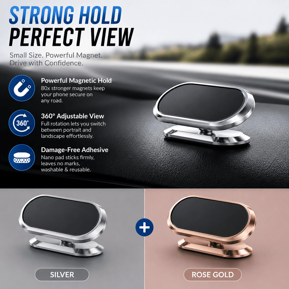 Ultra-Strong Magnetic Car Mount
