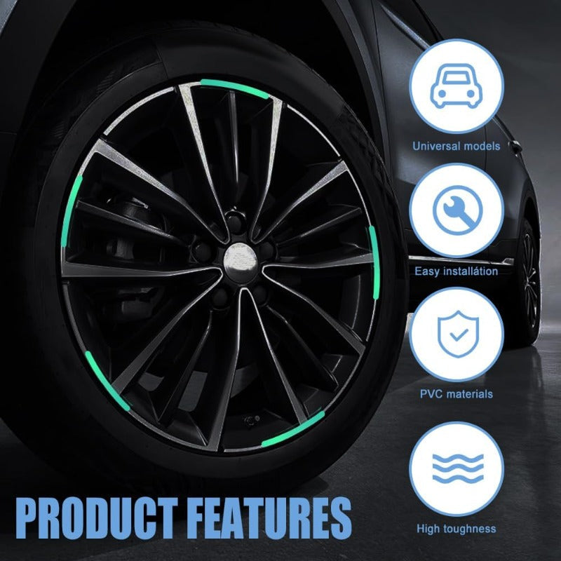 Waterproof Reflective Rim Stickers