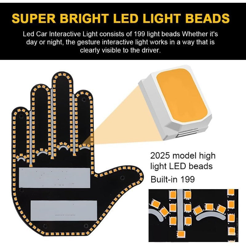 LED Car Rear Gesture Light