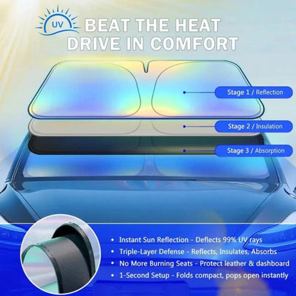 Foldable UV Blocking Sunshade