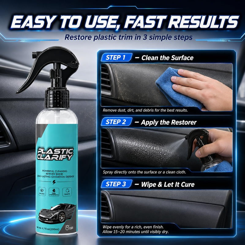 Instant Plastic Restorer Spray
